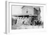 Raid on Home Which Served as a Distribution Warehouse for Illegal Liquor-null-Framed Art Print