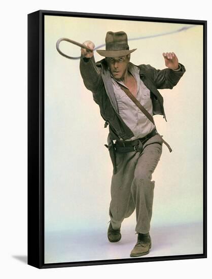 Raiders of the Lost Ark 1981 Directed by Steven Spielberg Harrison Ford-null-Framed Stretched Canvas