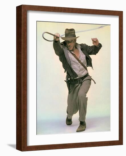 Raiders of the Lost Ark 1981 Directed by Steven Spielberg Harrison Ford-null-Framed Photo