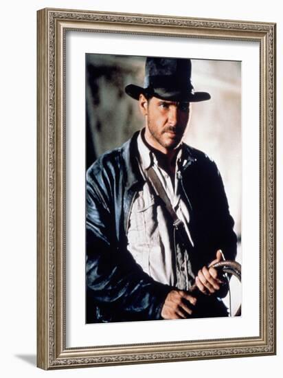 Raiders of the Lost Ark 1981 Directed by Steven Spielberg Harrison Ford-null-Framed Photo