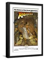 RAIDERS OF THE LOST ARK [1981], directed by STEVEN SPIELBERG.-null-Framed Premium Photographic Print