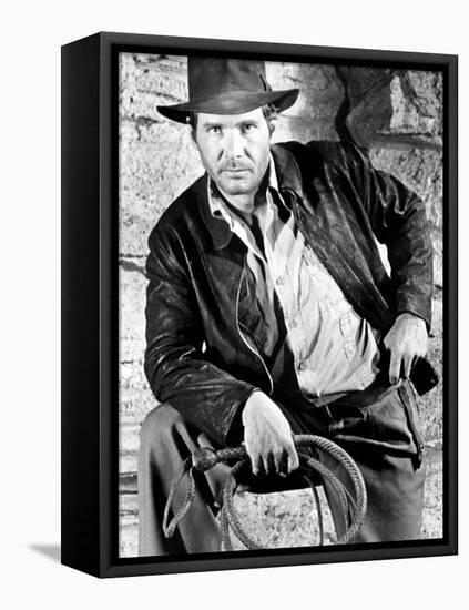 Raiders of the Lost Ark, Harrison Ford, 1981-null-Framed Stretched Canvas