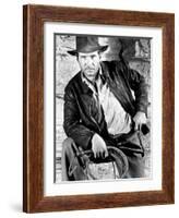 Raiders of the Lost Ark, Harrison Ford, 1981-null-Framed Photo