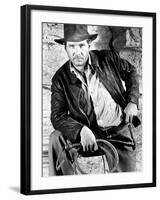 Raiders of the Lost Ark, Harrison Ford, 1981-null-Framed Photo