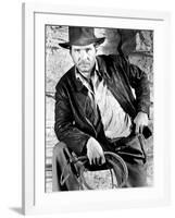 Raiders of the Lost Ark, Harrison Ford, 1981-null-Framed Photo