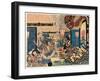 Raiko Shitenno to Tsuchigumo-null-Framed Giclee Print