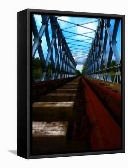 Rail Bridge-Nathan Wright-Framed Stretched Canvas
