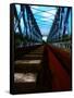 Rail Bridge-Nathan Wright-Framed Stretched Canvas