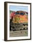 Rail Depot (Burlington National Santa Fe), Shelby, Montana, Usa-Natalie Tepper-Framed Photo