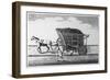 Rail:Pre-Steam Horse-Drawn Coal Wagon on Rails-null-Framed Art Print