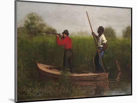 Rail Shooting on the Delaware, 1876-Thomas Cowperthwait Eakins-Mounted Giclee Print