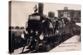 Rail Strike, Berlin 1910-null-Stretched Canvas