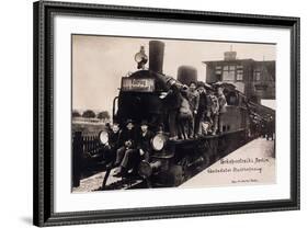 Rail Strike, Berlin 1910-null-Framed Photographic Print