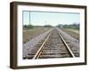 Rail Tracks Near Austin, Texas, USA-David Lomax-Framed Photographic Print