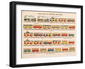 Rail Travel in 1845 (Detail)-null-Framed Giclee Print