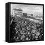 Rail Trucks Loaded with Coal Leaving Lynemouth Colliery, Northumberland, 1963-Michael Walters-Framed Stretched Canvas