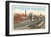 Rail Yards, Philadelphia, Pennsylvania-null-Framed Art Print