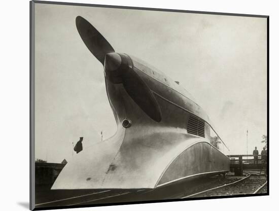 Rail Zeppelin Locomotive-null-Mounted Photographic Print