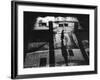 Railings Shadows-null-Framed Photographic Print