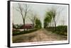 Railroad Avenue, Hayward, California, 1905-null-Framed Stretched Canvas