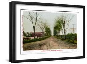 Railroad Avenue, Hayward, California, 1905-null-Framed Giclee Print