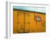 Railroad Box Car Showing the Flag Logo of the Wabash Railroad-Walker Evans-Framed Photographic Print