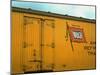 Railroad Box Car Showing the Flag Logo of the Wabash Railroad-Walker Evans-Mounted Photographic Print