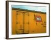 Railroad Box Car Showing the Flag Logo of the Wabash Railroad-Walker Evans-Framed Photographic Print