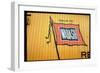 Railroad Box Car Showing the Flag Logo of the Wabash Railroad-Walker Evans-Framed Photographic Print