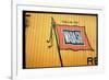 Railroad Box Car Showing the Flag Logo of the Wabash Railroad-Walker Evans-Framed Photographic Print