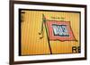 Railroad Box Car Showing the Flag Logo of the Wabash Railroad-Walker Evans-Framed Photographic Print