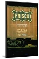 Railroad Box Car Showing the Logo of the Frisco Railroad-Walker Evans-Mounted Photographic Print