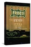 Railroad Box Car Showing the Logo of the Frisco Railroad-Walker Evans-Stretched Canvas