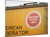 Railroad Box Car Showing the Logo of the Missouri Pacific Railroad-Walker Evans-Mounted Photographic Print