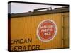 Railroad Box Car Showing the Logo of the Missouri Pacific Railroad-null-Stretched Canvas