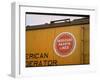 Railroad Box Car Showing the Logo of the Missouri Pacific Railroad-null-Framed Photographic Print