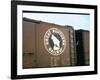 Railroad Box Car W. the Logo of the Great Northern Railway-null-Framed Photographic Print