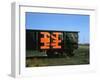 Railroad Box Car with Logo NH-Walker Evans-Framed Photographic Print