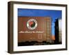 Railroad Box Car with Logo of the Northern Pacific Railroad-Walker Evans-Framed Premium Photographic Print