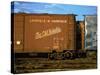 Railroad Box Cars, One with Logo of Louisville and Nashville Railroad and Name "The Old Reliable"-Walker Evans-Stretched Canvas