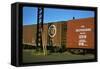 Railroad Box Cars with the Logos of the Atlantic Coast Line and Milwaukee Road Railroads-Walker Evans-Framed Stretched Canvas