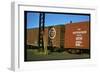 Railroad Box Cars with the Logos of the Atlantic Coast Line and Milwaukee Road Railroads-Walker Evans-Framed Photographic Print