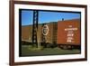 Railroad Box Cars with the Logos of the Atlantic Coast Line and Milwaukee Road Railroads-Walker Evans-Framed Photographic Print