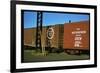 Railroad Box Cars with the Logos of the Atlantic Coast Line and Milwaukee Road Railroads-Walker Evans-Framed Photographic Print