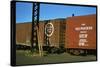 Railroad Box Cars with the Logos of the Atlantic Coast Line and Milwaukee Road Railroads-Walker Evans-Stretched Canvas