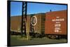 Railroad Box Cars with the Logos of the Atlantic Coast Line and Milwaukee Road Railroads-Walker Evans-Stretched Canvas