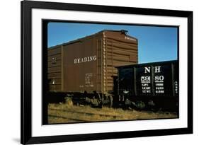Railroad Box Cars-Walker Evans-Framed Photographic Print
