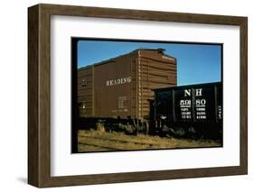 Railroad Box Cars-Walker Evans-Framed Photographic Print