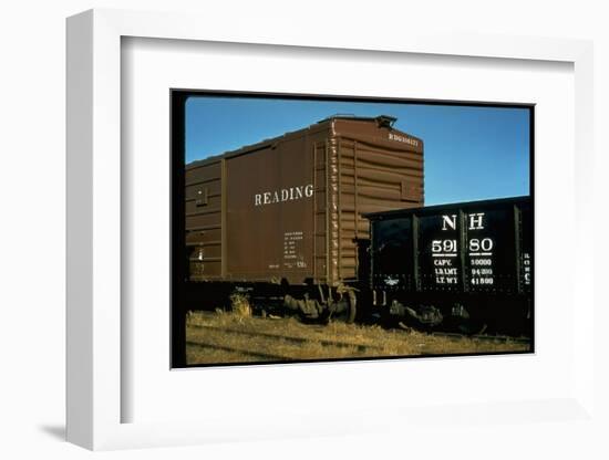 Railroad Box Cars-Walker Evans-Framed Photographic Print