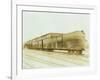 Railroad Boxcar, Chicago-Milwaukee-St. Paul Line, Circa 1920s-Marvin Boland-Framed Giclee Print